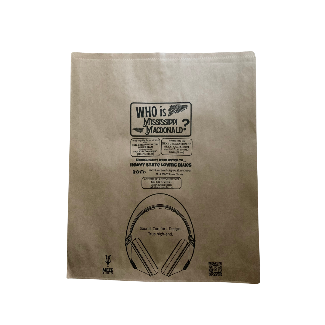 "Blues & Jazz Bag" Campaign - April 2023
6,000 bags sent to blues and jazz music 
focused record shops.